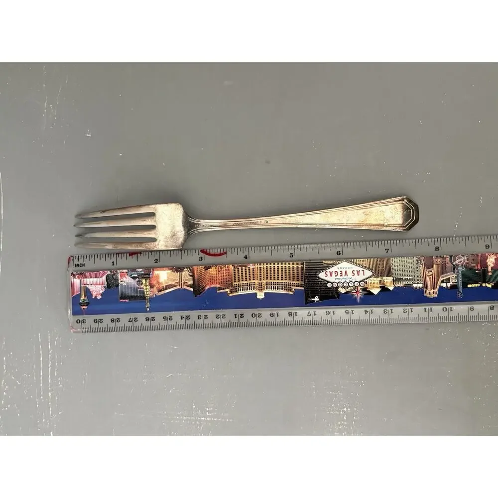 Vintage Wm Rogers & Son Mayfair Silverplate Salad Fork Pat Mar 13 1923